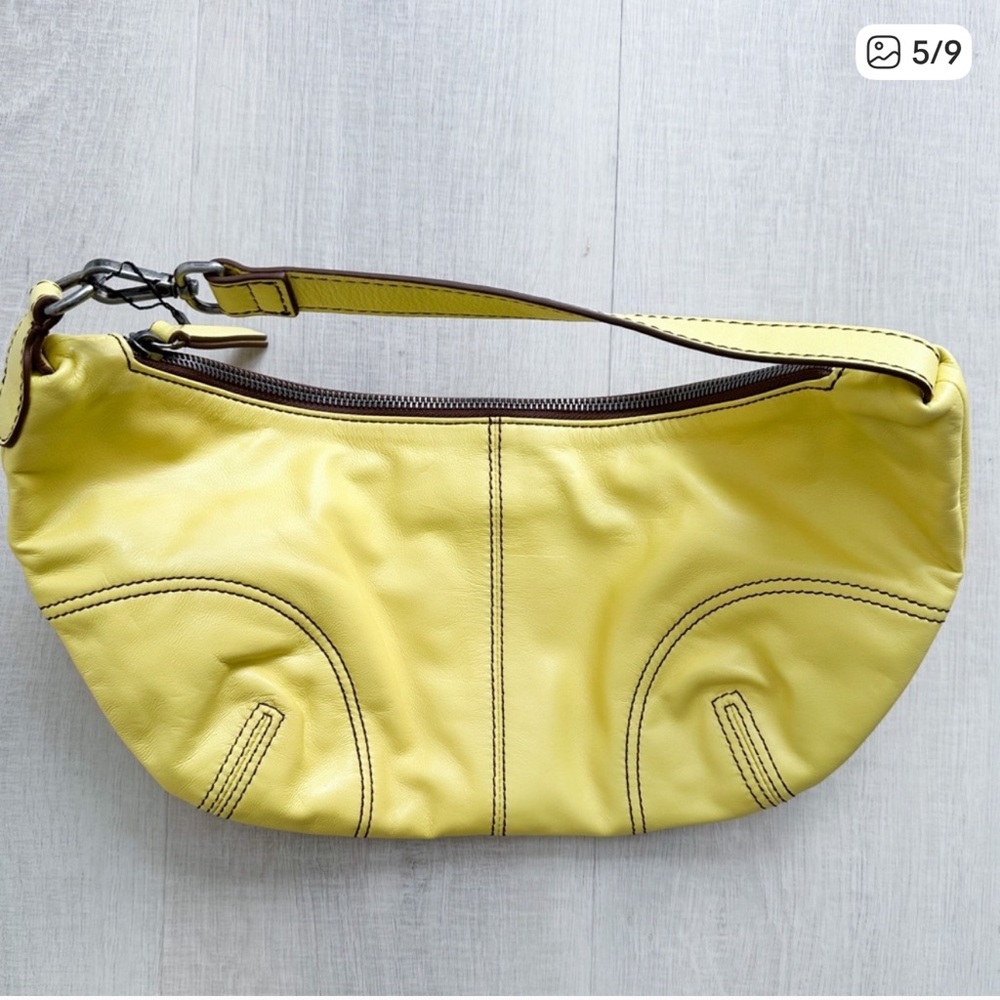 Free People Real World Leather Clutch. - Picture 5 of 9